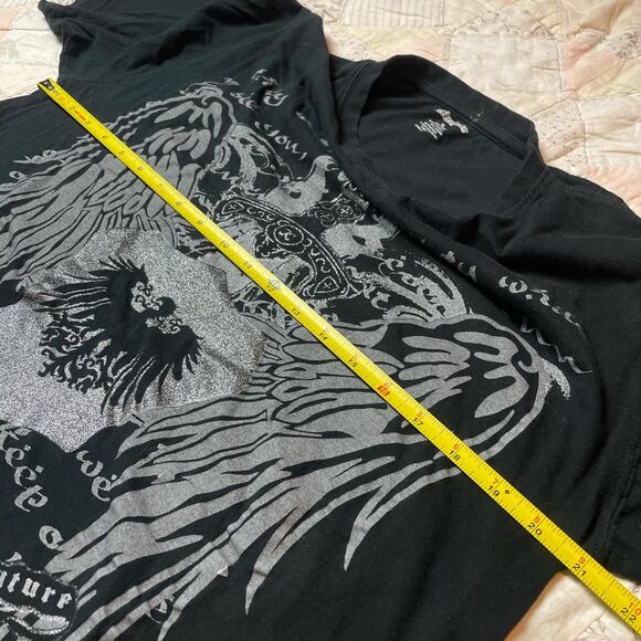 redemption rare vintage y2k art cyber grunge goth black and gray tshirt size xl - Picture 4 of 6